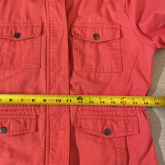 Atlas for Women - Coral Safari jacket. Size 4-6 - Picture 8 of 10